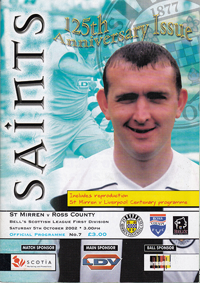 St. Mirren v Ross County 2002