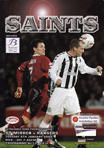 St. Mirren v Rangers 2008