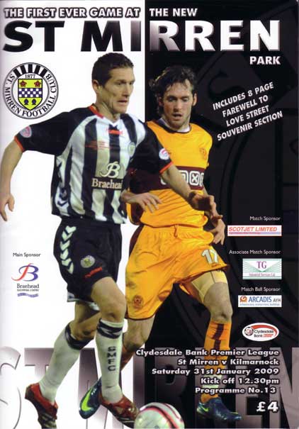 St. Mirren v Kilmarnock 2009