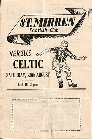 St. Mirren v Celtic 1949