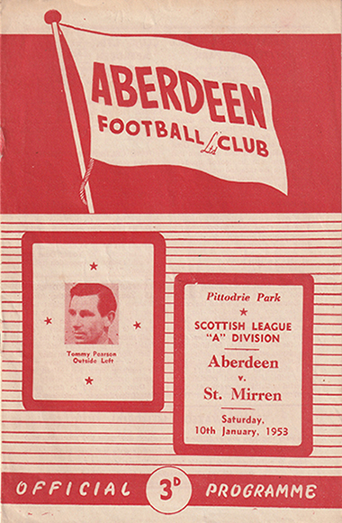 Aberdeen v St.Mirren 1953