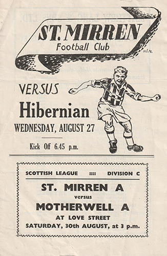 St. Mirren v Hibs 1952