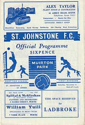 St. Johnstone v St. Mirren 1968