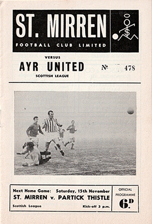 St.Mirren v Ayr United 1969