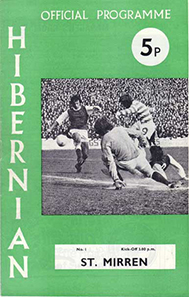 Hibs v St. Mirren 1973