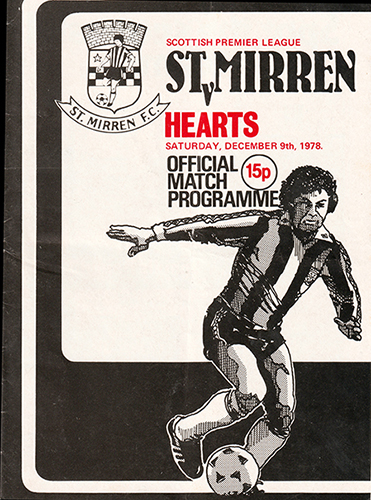 St. Mirren v Hearts 1978