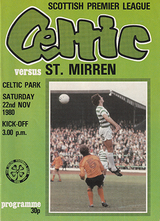 Celtic v St.Mirren 1980