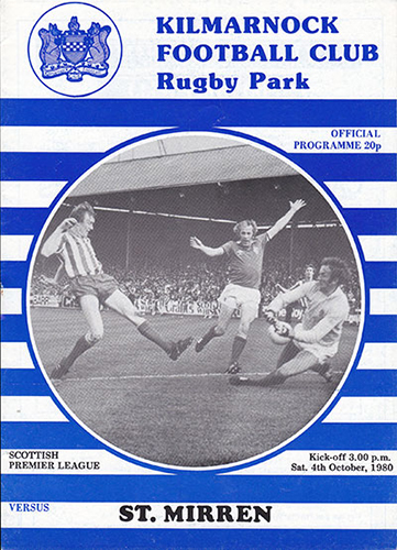 Kilmarnock v St. Mirren 1980