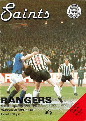St. Mirren v Rangers 1981