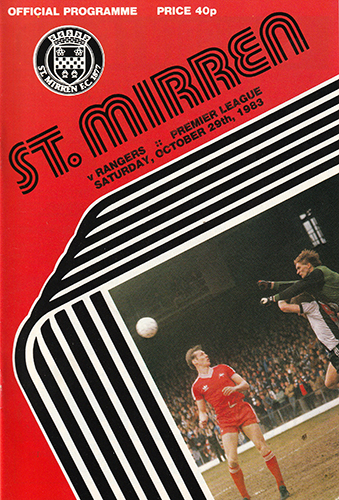 St.Mirren v Rangers 1983