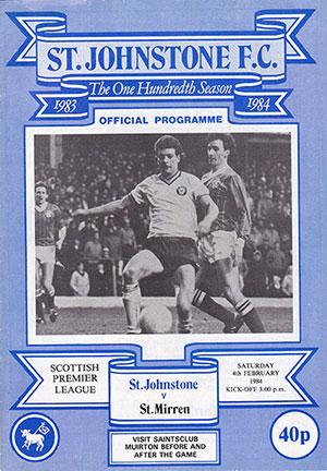 St. Johnstone v St. Mirren 1984