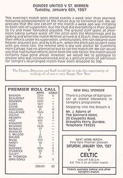 Dundee U. v St. Mirren 1987