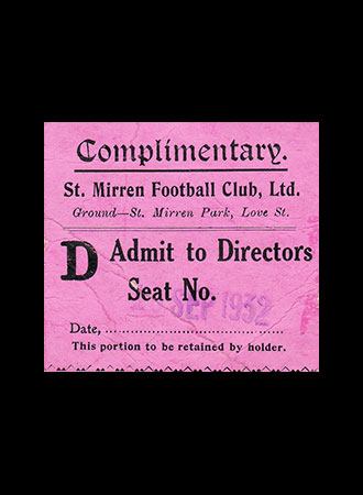 St. Mirren v Kilmarnock 1932