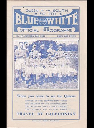 Queen of the South v St. Mirren, 1934