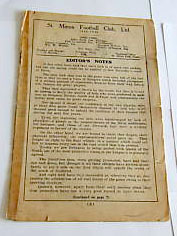 St. Mirren's oldest programme?