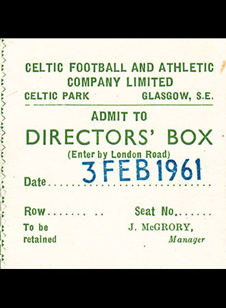Celtic v St. Mirren, 1961